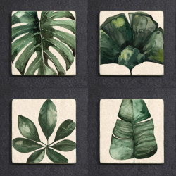 Les feuilles exotiques
